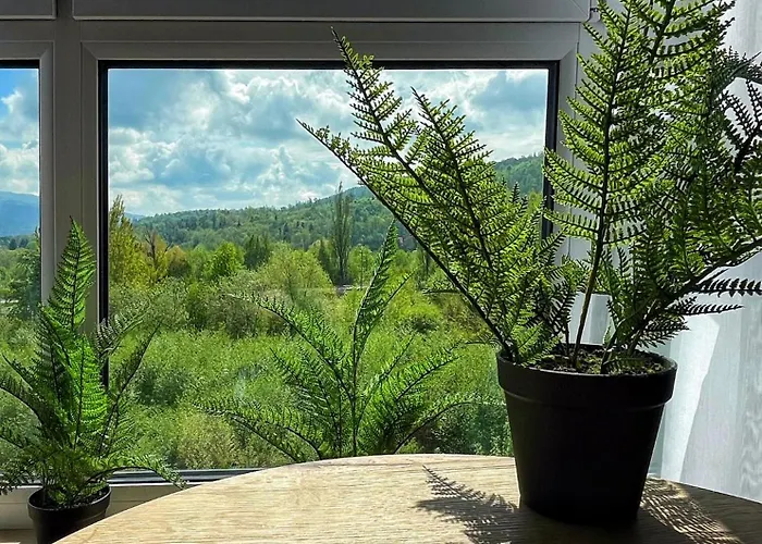 아파트 Gdzie Bedzie Ci Lepiej Ferie W Beskidach, Szyndzielnia W Gorach Widokowe & Biznesowe & Parking 비엘스코-비아와